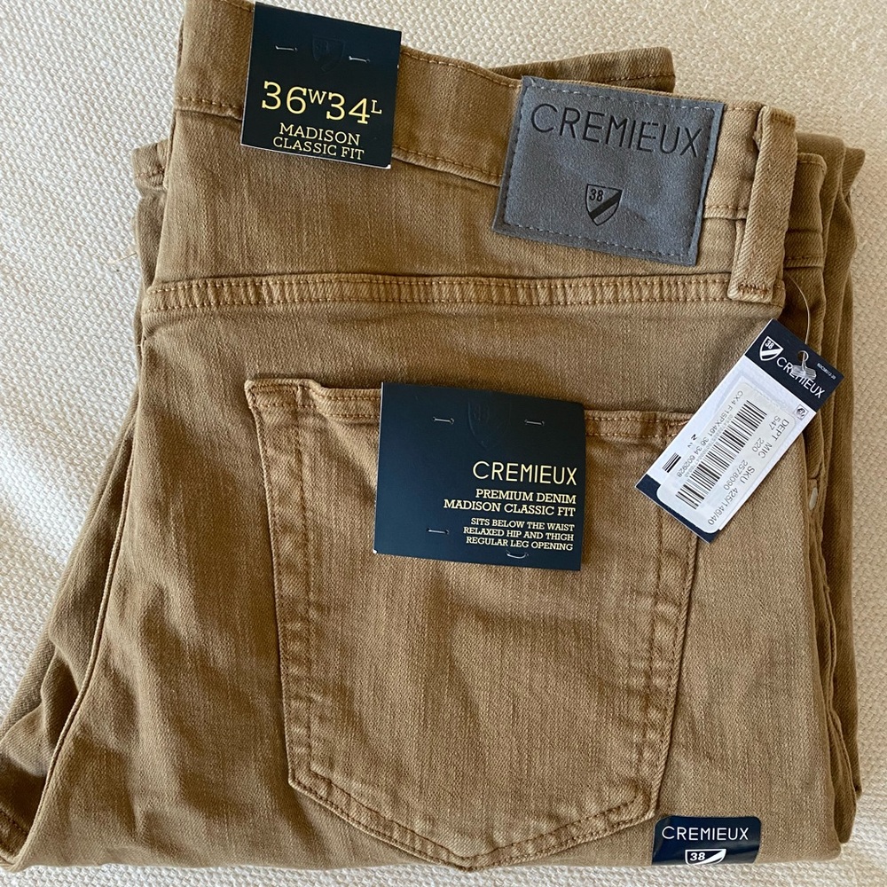 Cremieux Men’s Jean 36 x 34 Madison Classic Fit